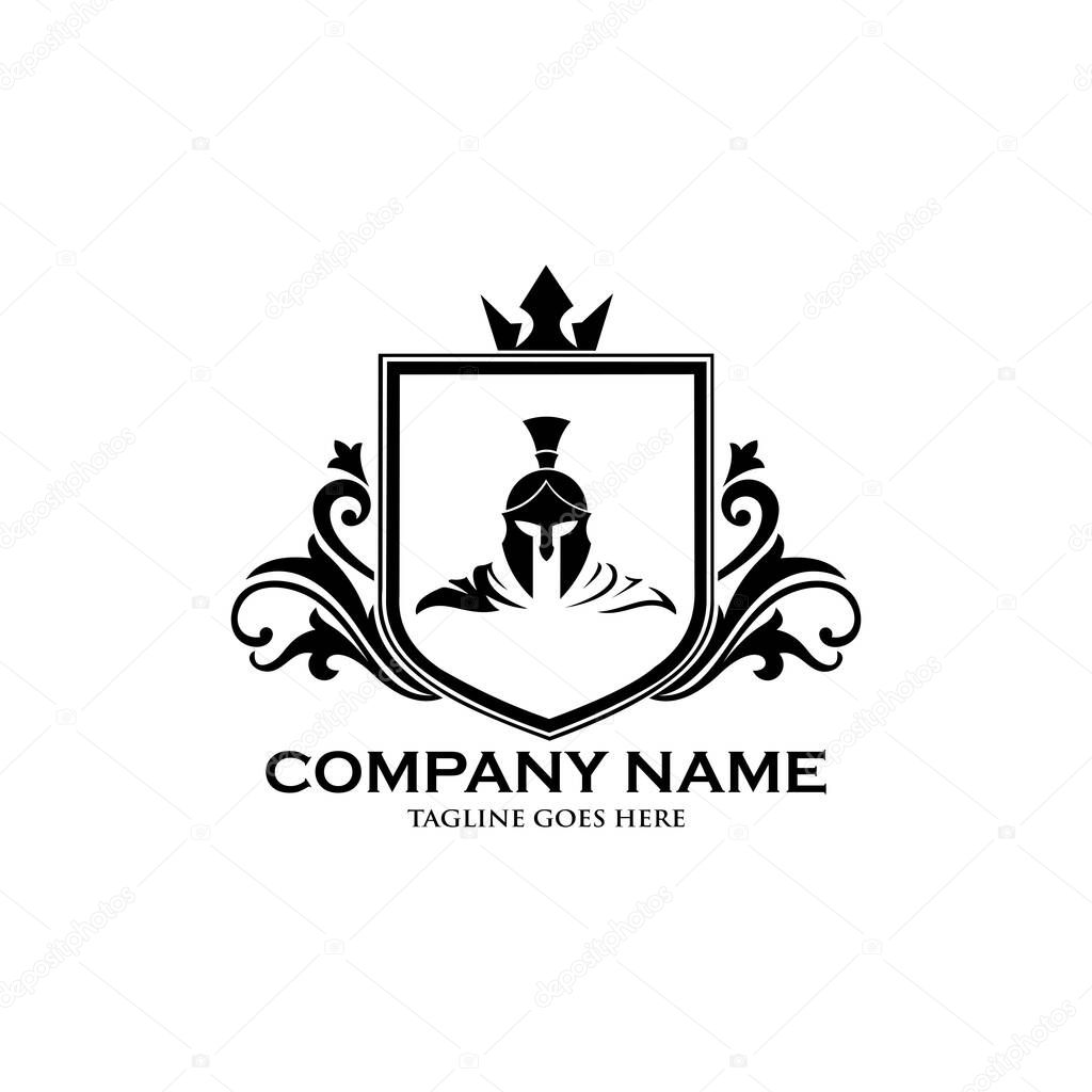 Spartan Helmet silhouette, Warrior symbol, Spartan logo, Spartan helmet, Spartan symbol.