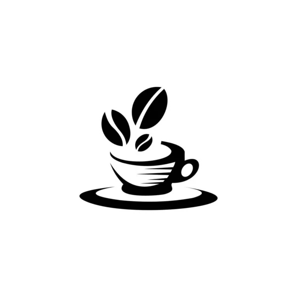 Taza Café Logo Plantilla Vector Icono Diseño Espresso Icono Del — Archivo Imágenes Vectoriales