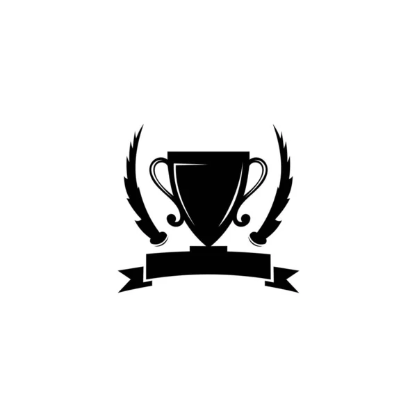 Trophy Icon Vector Design Template Trophy Winning Cup Star Isolated — Stock Vector
