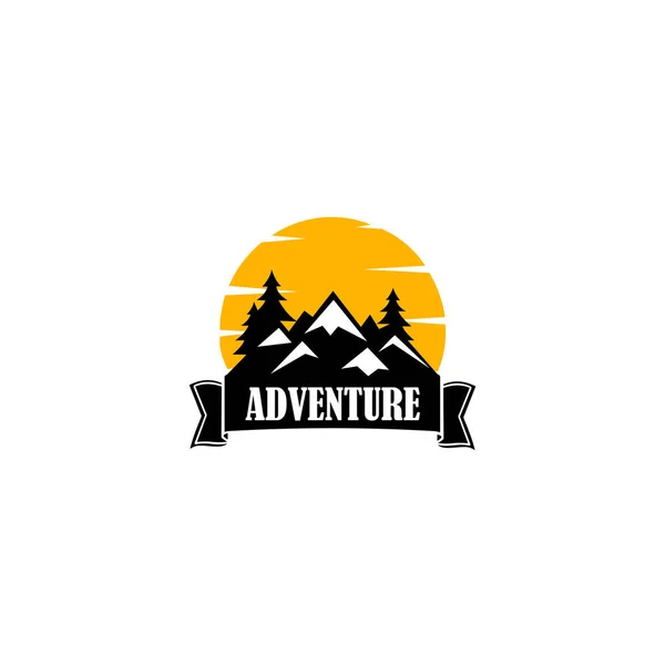 Reiselogo Abenteuer Logo Zum Druck Von Grußkarten Postern Und Shirts — Stockvektor