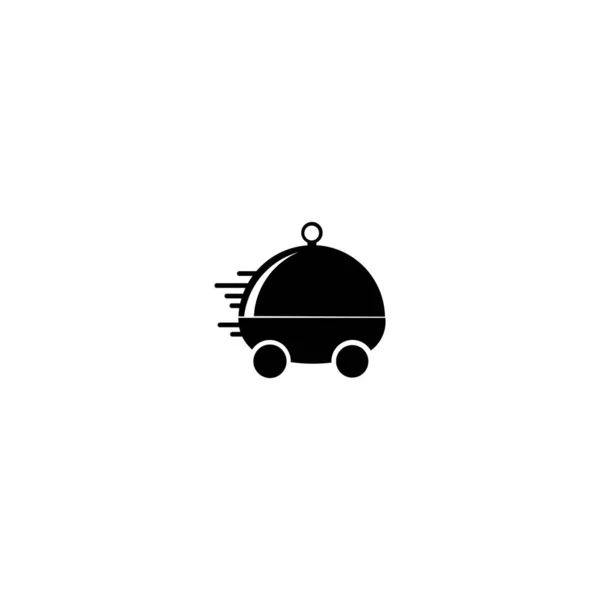 Логотип Доставки Продуктов Питания Иллюстрация Бизнес Логотипа Ресторана Кафе — стоковый вектор