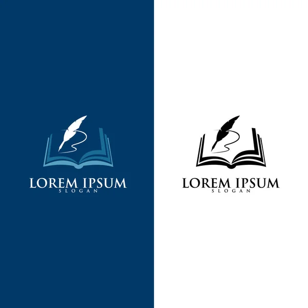 Design Ícone Logotipo Educação Adequado Para Logotipo Empresa Impressão Digital —  Vetores de Stock