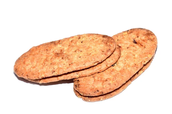 Koekjes op wit — Stockfoto