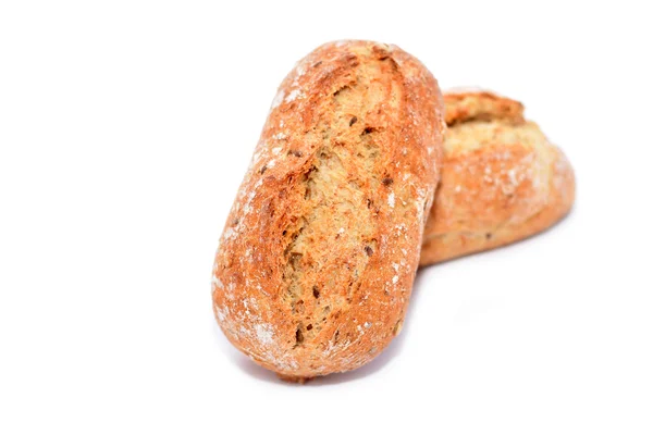 Frisches Brot auf Weißbrot — Stockfoto