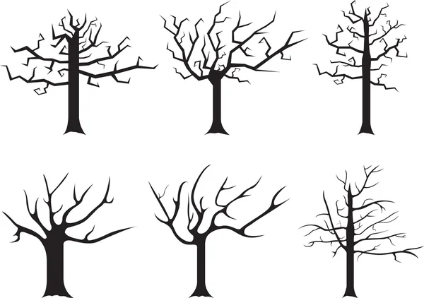 Ölü ağaçlar — Stok Vektör