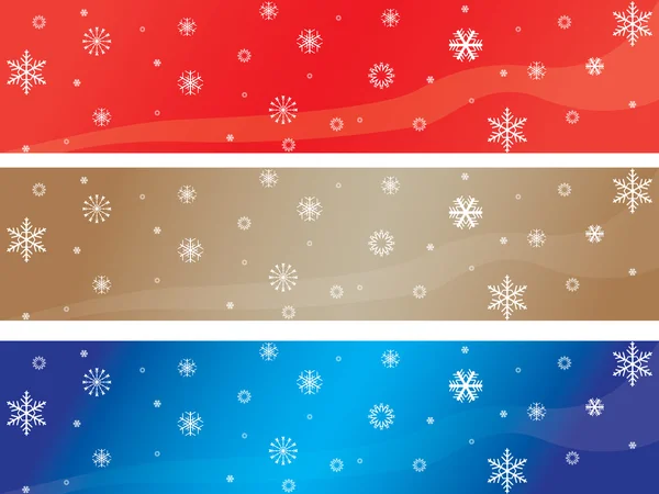 Weihnachtsbanner — Stockvektor