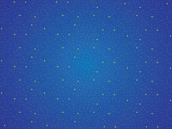 Небо з жовтими зірками — стоковий вектор