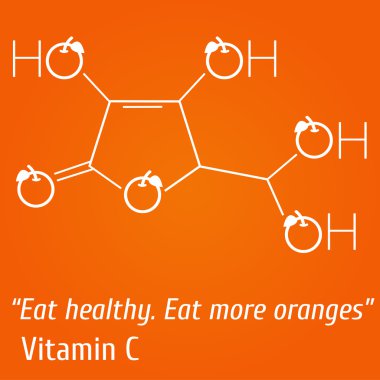 C vitamini portakal molekül