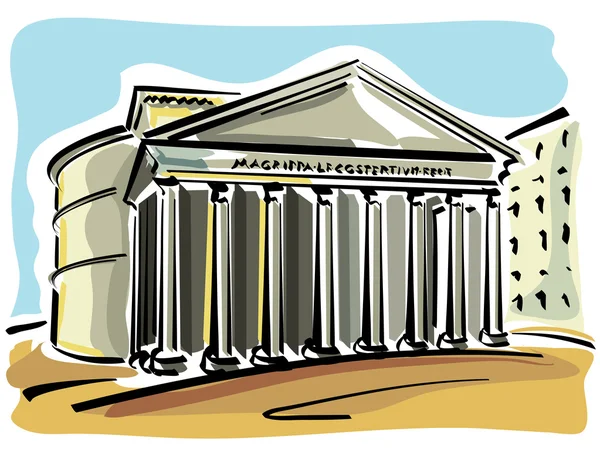 Rome (Pantheon) — Stock Vector