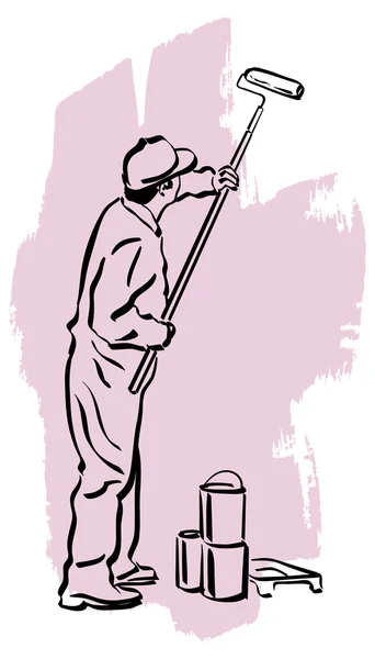 House painter — Stock Vector