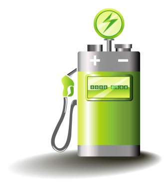 Elektrik hareketlilik için sembolik illüstrasyon