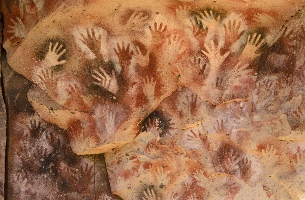 Cave Hands — Stock Photo, Image