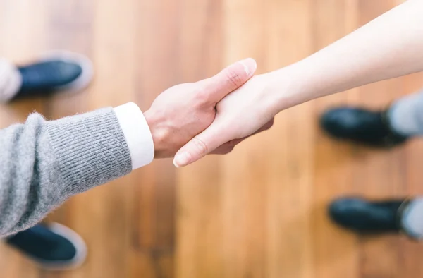 Negócio negócio handshake — Fotografia de Stock