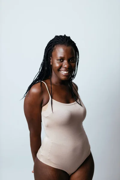 Beauty Portrait Beautiful Black Women Wearing Lingerie Underwear Pretty  African Stock Photo by ©oneinchpunch 551335992