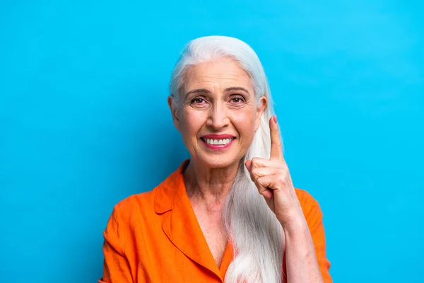 Frumos Portret Femeie Senior Studio Împușcat Fundal Persoană Vârstă Jumătate — Fotografie, imagine de stoc