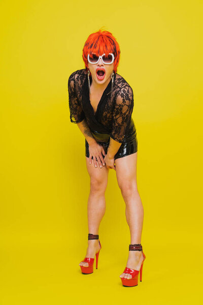 Transgender fighting for lgbtq community rights - Transsexual male portrait, conceptual support for gay people, lesbians, transgender and against homophobia