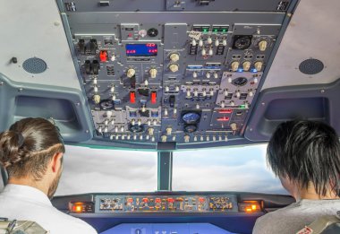 Flight simulator clipart