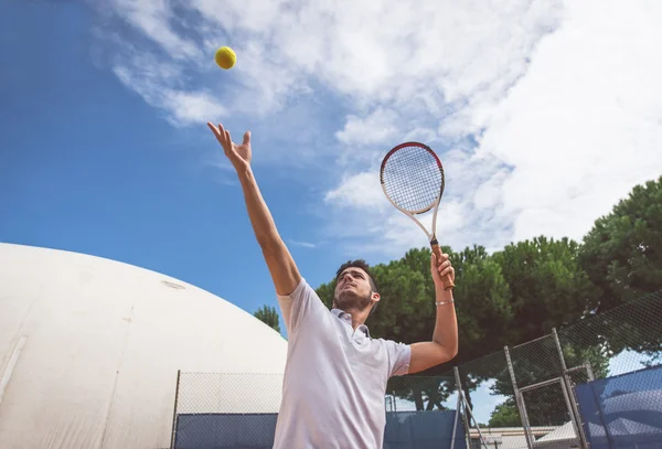 Tenisz szolgáltatás — Stock Fotó