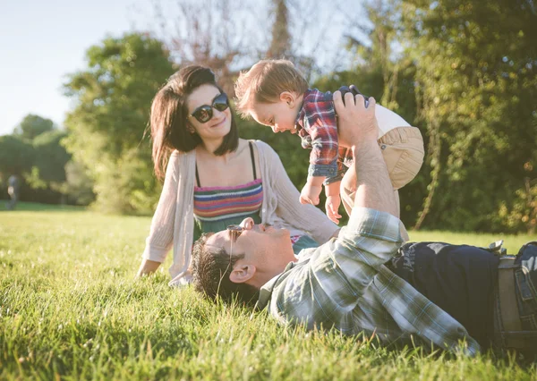 Familj — Stockfoto