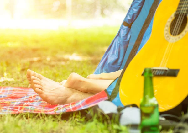 Camping and sex — Stock Photo, Image