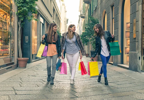 Crazy shopping Stock Image