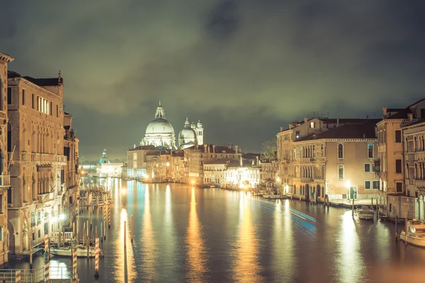 Benátky v noci — Stock fotografie