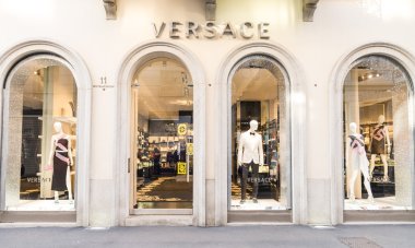 Versace window shop clipart