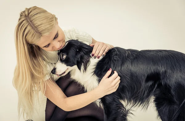 Mein Border Collie — Stockfoto