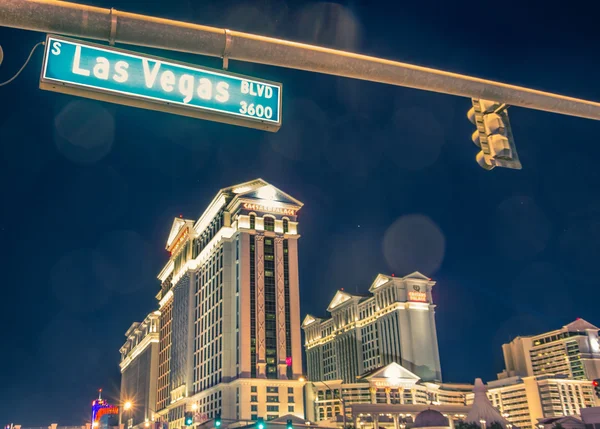 Caesars Palace e Las Vegas Boulevard — Fotografia de Stock