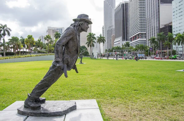 Статуя Майкла Джексона в Майами — стоковое фото