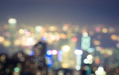 Blurred city clipart