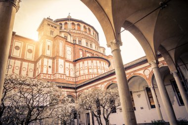 Santa Maria delle Grazie,Milan clipart