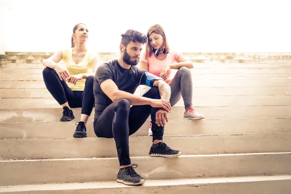 Formation des coureurs urbains — Photo