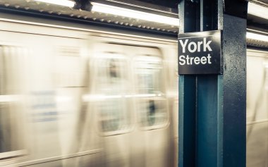 New york city metro istasyonu