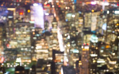 New york şehrinin hava bulanık görüntü