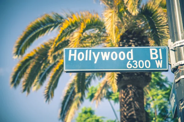 Hollywood street signal — Zdjęcie stockowe