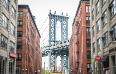 Manhattan Köprüsü görünümü
