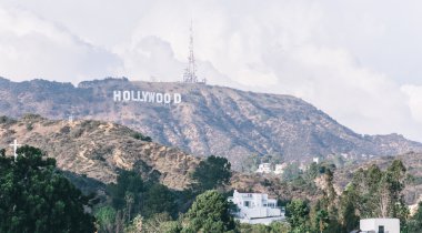 The hollywood sign clipart