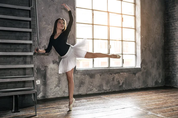 Подготовка артистов балета — стоковое фото