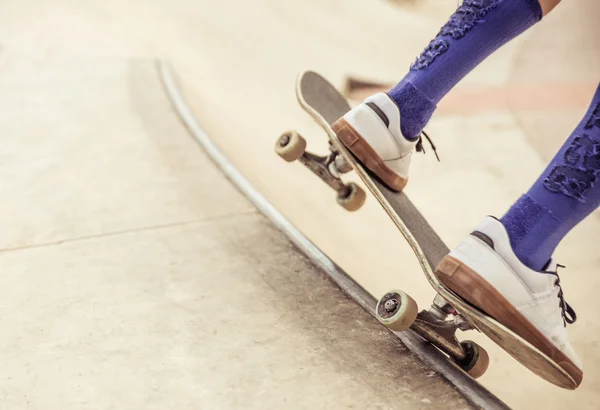 Skater close-up vista — Fotografia de Stock