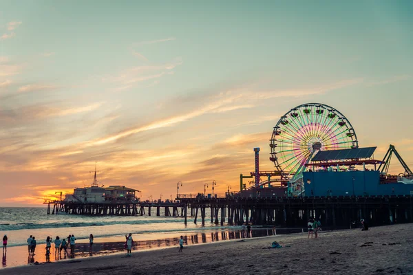 Molo di Santa Monica, Los Angeles — Foto Stock