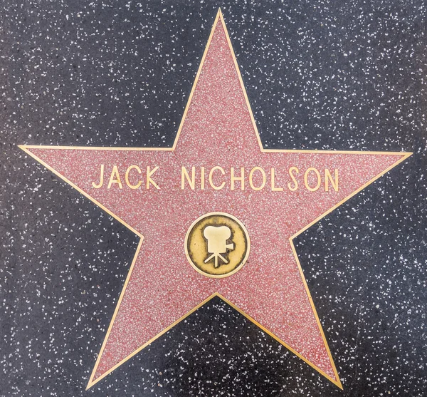 Jack Nicholson star, Hollywood — Photo
