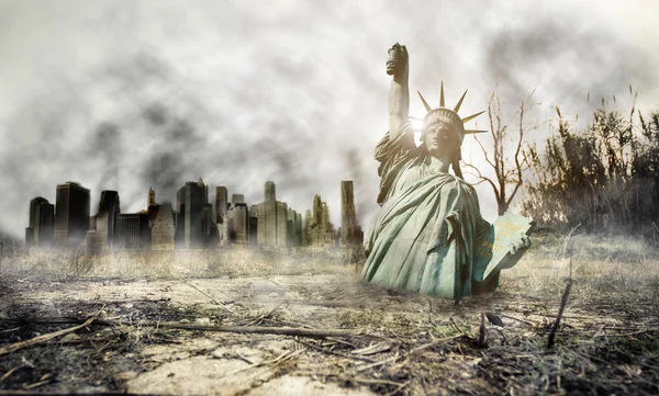 Apocalypse in New york — Stock Photo, Image