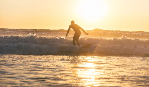 Sörfçü eylem — Stok fotoğraf