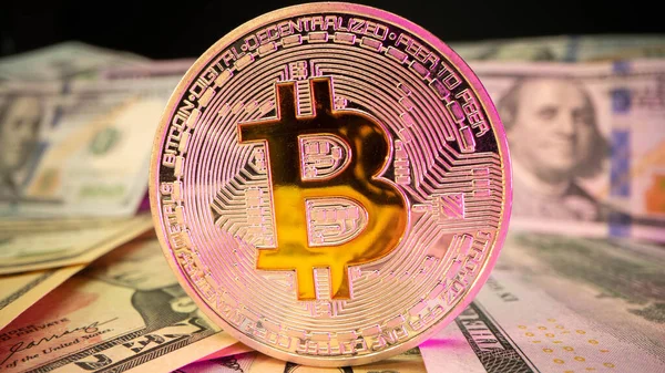 Bitcoin Kryptowährung, Etherium, xpr, Dollar, Euro, Bitmex Stockbild