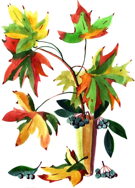 Herbstblätter streichen — Stockfoto