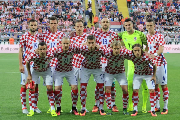 Selección nacional de fútbol croata Imagen de stock