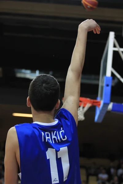 Jogo de basquete — Fotografia de Stock