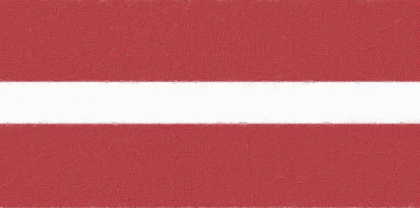 Lotyšská Vlajka Malovaná Barvou Betonové Zdi Koncept Světových Vlajek — Stock fotografie