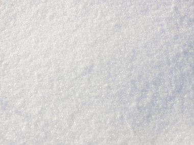 Yeni yağmış kar tanelerinin beyaz karlı arka planı. Doğa ve ekoloji kavramı